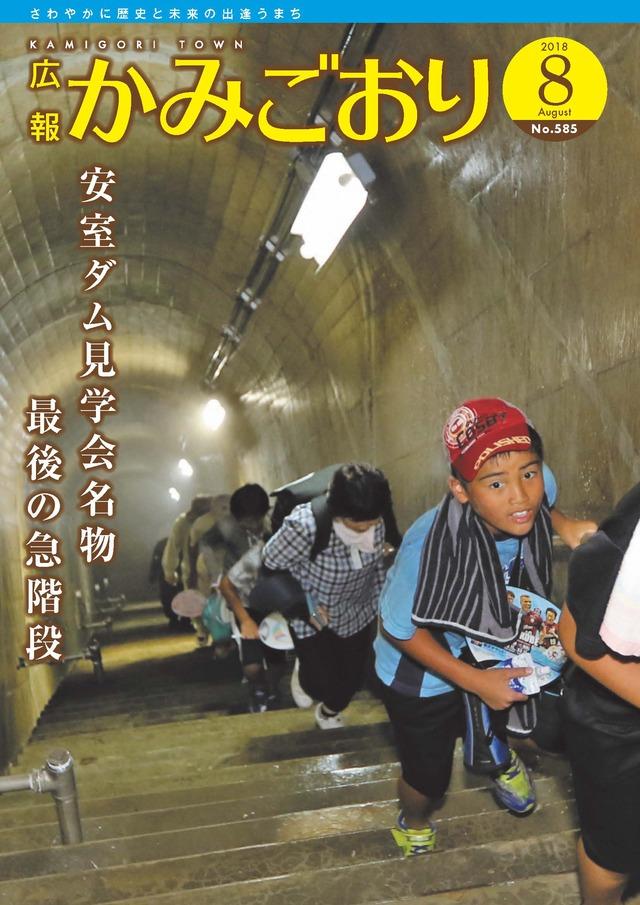 広報かみごおり平成30年8月号の表紙の画像