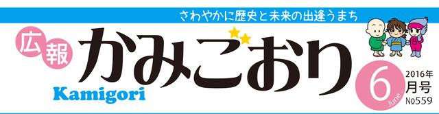 広報かみごおり平成28年6月号のタイトル