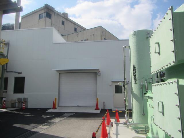 し尿受入施設の外観写真