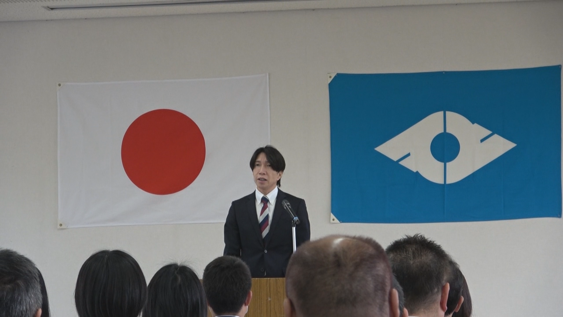 町長辞令交付式訓示