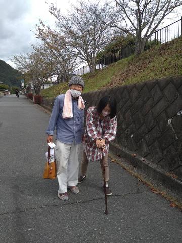 認知症模擬訓練の様子