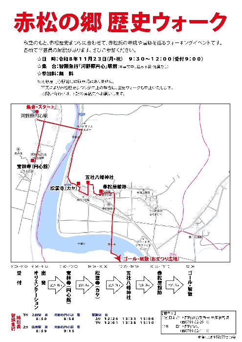 令和8年度歴史ウォーク